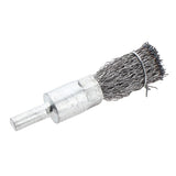 Max Maxb Stainless Steel Pen Shape Crimped Wire Brush 6mm Shank 6 x 16mm 0.3