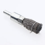 Max Maxb Stainless Steel Pen Shape Crimped Wire Brush 6mm Shank 6 x 16mm 0.3