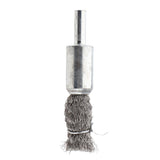 Max Maxb Stainless Steel Pen Shape Crimped Wire Brush 6mm Shank 6 x 16mm 0.15