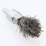 Max Maxb Stainless Steel Pen Shape Crimped Wire Brush 6mm Shank 6 x 16mm 0.3 Pointed