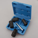Max 5pcs Carbon Steel Metric Locking Lug Nut Extractor Stud Bolts Removal Tools