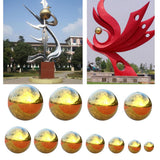 Max 304 Stainless Hollow Ball Seamless Mirror Ball Sphere Home Garden Deco 76mm