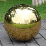 Max 304 Stainless Hollow Ball Seamless Mirror Ball Sphere Home Garden Deco 76mm