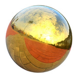 Max 304 Stainless Hollow Ball Seamless Mirror Ball Sphere Home Garden Gold 150mm