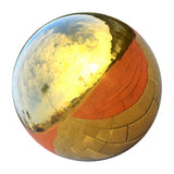 Max 304 Stainless Hollow Ball Seamless Mirror Ball Sphere Home Garden Gold 200mm