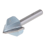 Max 1/4 Shank 90 De V Groove Router Bit Woodworking Milling Cutter Tool 7