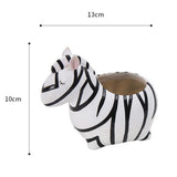 Max Cute Animal Succulent Planter Bonsai Pot Flowerpot Office Home Decor Zebra