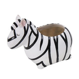 Max Cute Animal Succulent Planter Bonsai Pot Flowerpot Office Home Decor Zebra