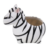 Max Cute Animal Succulent Planter Bonsai Pot Flowerpot Office Home Decor Zebra