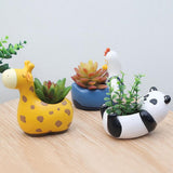 Max Cute Animal Succulent Planter Bonsai Pot Flowerpot Office Home Decor Giraffe