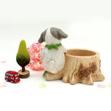 Max Resin Succulent Flower Pot Adorable Animal Micro Landscape Planter Dog