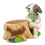 Max Resin Succulent Flower Pot Adorable Animal Micro Landscape Planter Dog