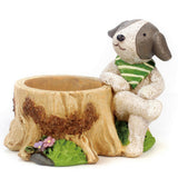 Max Resin Succulent Flower Pot Adorable Animal Micro Landscape Planter Dog