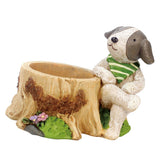 Max Resin Succulent Flower Pot Adorable Animal Micro Landscape Planter Dog