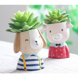 Max Cute Animal Succulent Planter Bonsai Pot Flowerpot Office Home Decor Monkey