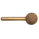 Max Round Ball Shape Diamond Grinding Head Drill Bits Rotary Tools 14mm 100 Grit