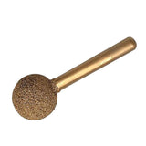 Max Round Ball Shape Diamond Grinding Head Drill Bits Rotary Tools 25mm 46 Grit