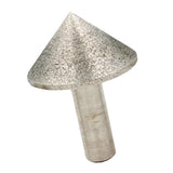 Max Diamond Grinding Head Points 90 Degrees Rotary Taper Single Type 25mm Dia.