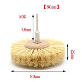 Max Wheel Brushes Polishing Brush Polishing Buffing Wheels 80mm 3inch Sisal