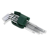 Max 9 Pieces Set Ball Head End Hex Key Allen Wrench Tools H1.5-H10