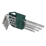 Max 9 Pieces Set Ball Head End Hex Key Allen Wrench Tools H1.5-H10