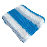 Max Blue White Sunblock Shade Cloth Net for Flowers, Plants, Patio, Lawn 2m x 5m