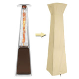 Max Waterproof Outdoor Garden Patio Heater Cover Protector 81.5x225cm Beige