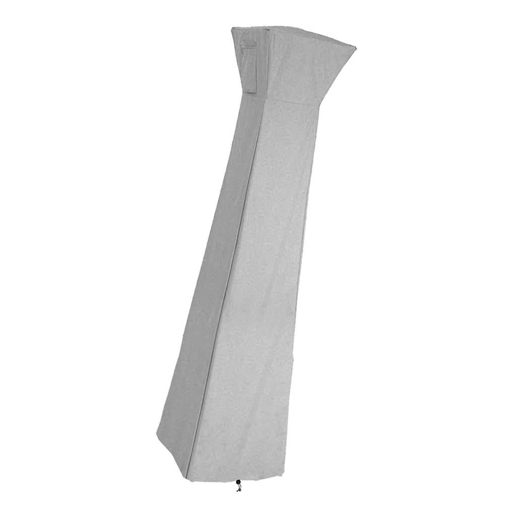 Max Waterproof Outdoor Garden Patio Heater Cover Protector 106x228cm Grey