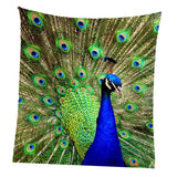 Max 3D Animal Wall Decor Tapestry Hanging Backdrop for Bedroom Living Room Dorm S Peacock