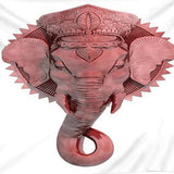 Max 3D Animal Wall Decor Tapestry Hanging Backdrop for Bedroom Living Room Dorm M Pink Elephant