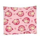 Max 3D Animal Wall Decor Tapestry Hanging Backdrop for Bedroom Living Room Dorm M Pig