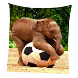 Max 3D Animal Wall Decor Tapestry Hanging Backdrop for Bedroom Living Room Dorm L Elephant