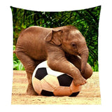 Max 3D Animal Wall Decor Tapestry Hanging Backdrop for Bedroom Living Room Dorm L Elephant