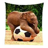 Max 3D Animal Wall Decor Tapestry Hanging Backdrop for Bedroom Living Room Dorm L Elephant