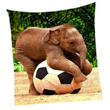 Max 3D Animal Wall Decor Tapestry Hanging Backdrop for Bedroom Living Room Dorm L Elephant