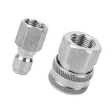 Max Stainless Steel 3/8 Male and Female Adaptor Pressure Washer Hose Connector