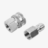 Max Stainless Steel 3/8 Male and Female Adaptor Pressure Washer Hose Connector