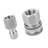 Max Stainless Steel 3/8 Male and Female Adaptor Pressure Washer Hose Connector