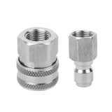 Max Stainless Steel 3/8 Male and Female Adaptor Pressure Washer Hose Connector
