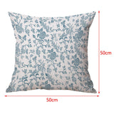 Max Square Cushion Cover for Soft Car Home Decor Dark flower 50x50cm