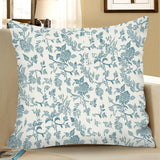 Max Square Cushion Cover for Soft Car Home Decor Dark flower 50x50cm