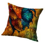 Max Square Cushion Cover for Soft Car Home Decor Cock 45x45cm