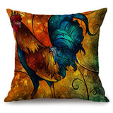 Max Square Cushion Cover for Soft Car Home Decor Cock 45x45cm