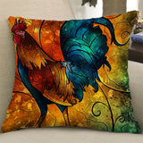 Max Square Cushion Cover for Soft Car Home Decor Cock 45x45cm