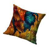 Max Square Cushion Cover for Soft Car Home Decor Cock 45x45cm