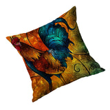 Max Square Cushion Cover for Soft Car Home Decor Cock 45x45cm