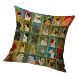 Max Square Cushion Cover for Soft Car Home Decor Dog 45x45cm