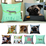 Animal Pattern Pillowcase Cushion Cover for Sofa Car Horse 50x50cm