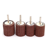 Max 6mm Shank Sanding Abrasive Flap Wire Drawing Polishing Burnishing Wheel 320