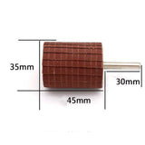 Max 6mm Shank Sanding Abrasive Flap Wire Drawing Polishing Burnishing Wheel 400